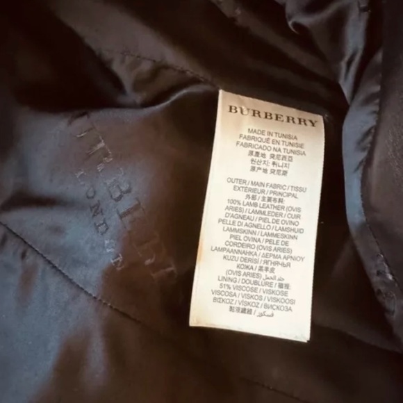 Burberry Leather Trench Coat US10 - Picture 15 of 15